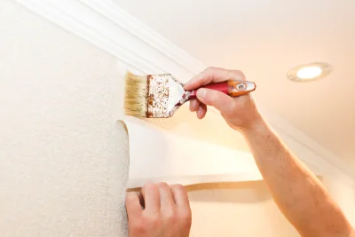 Pose de papier peint à Oberstinzel — revêtements muraux et toiles de verre